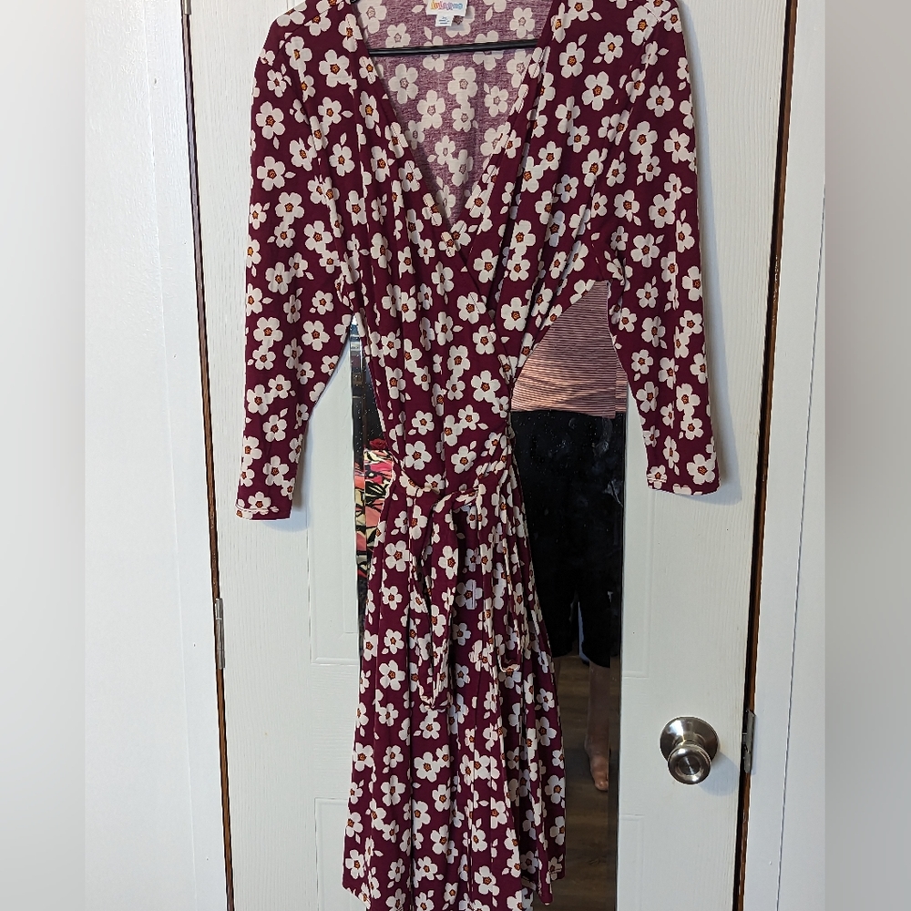 Floral Wrap Dress